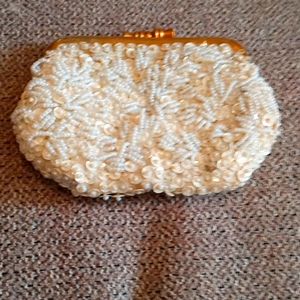 Vintage beaded coin purse